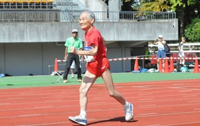 105-річний японець встановив світовий рекорд в бігу на сто метрів