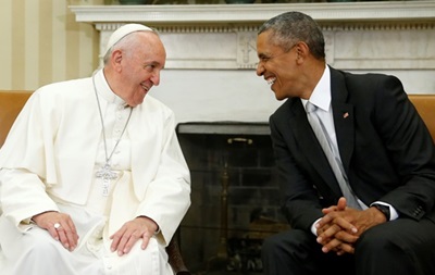Папа Франциск побеседовал наедине с Обамой