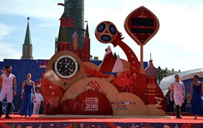 В Москве сломались часы, показывающие время до старта ЧМ по футболу
