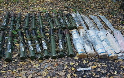 В Луганской области нашли тайник с оружием и боеприпасами