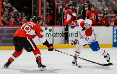 NHL: Монреаль смог обыграть Оттаву