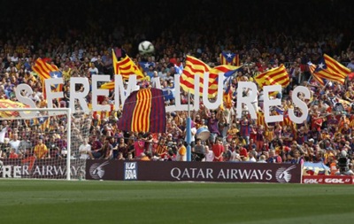 Барселона разрешит фанатам использовать флаги Каталонии несмотря на запрет UEFA