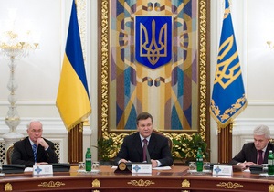 Янукович оценил прозрачность процесса принятия Налогового кодекса