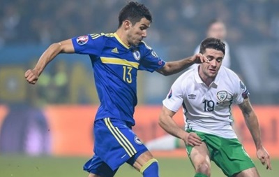Ирландия и Босния сыграли вничью в первом матче плей-офф Евро-2016