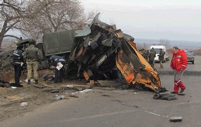 ДТП с военными на Луганщине: появились фото