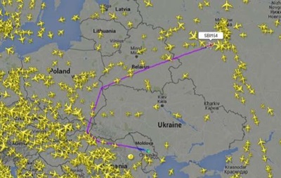 Российские самолеты начали облетать Украину