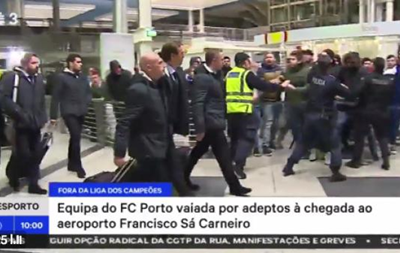 Игроков Порту после вылета из Лиги чемпионов встречали разъяренные фанаты