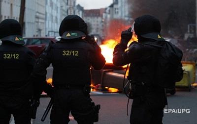 Протесты в Лейпциге: пострадали 69 полицейских