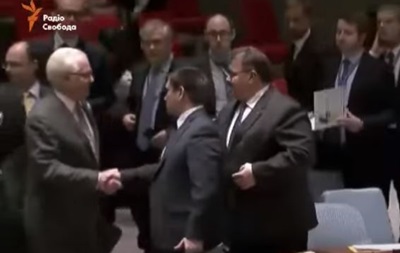 Климкин пожал руку Чуркину в Совбезе ООН