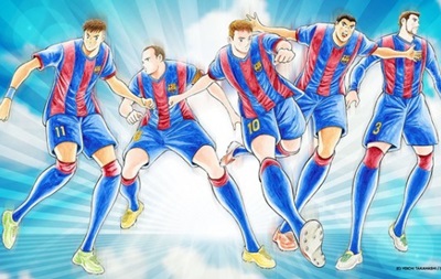 Такими вы их еще не видели: Игроки Барселоны в стиле аниме