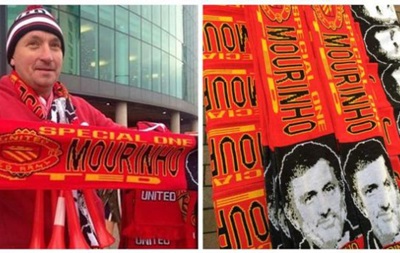 Ожидая Особенного: В Манчестере начали продажу шарфиков с Моуринью