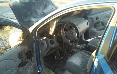 У Тернопільській області на заправці загорівся автомобіль