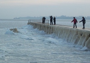 Я-Корреспондент: Замерзшее море в Одессе