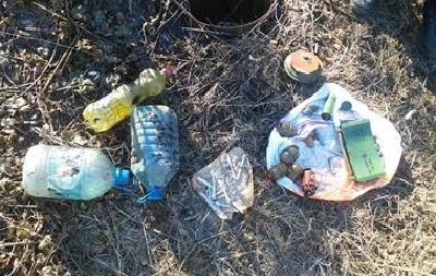 На Донбасі знайшли дві схованки з боєприпасами