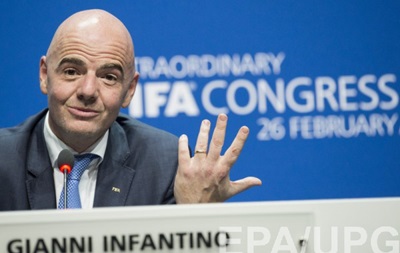 Новий президент ФІФА: Сьогодні були вибори, але не війна