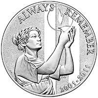В США показали медаль к десятилетию терактов 11 сентября