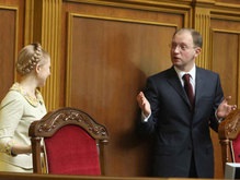 БЮТ не отпустит Яценюка до формирования новой коалиции