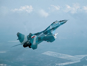 В России потерпел крушение истребитель МиГ-29