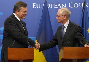 Янукович встретился с президентом Евросоюза