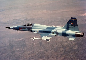 В Южной Корее потерпел крушение истребитель F-5