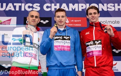 Плавання: Говоров став чемпіоном Європи, Зевіна - зі  сріблом 