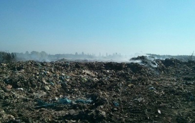 Пожар на Трипольской свалке под Киевом ликвидирован