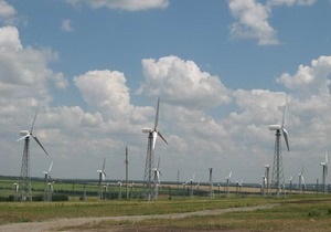 В Донецкой области открыли самую мощную в Украине ветроэлектростанцию