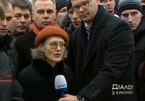 Янукович разволновался после включения с киевского Майдана