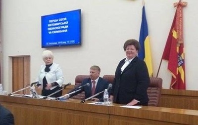 Из-за драки на сессии подала в отставку глава Житомирского облсовета