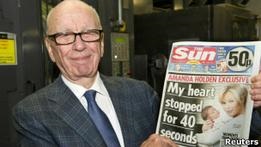 В Британии вышел первый номер воскресного издания Sun