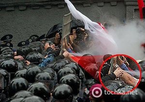 В милиции отрицают применение слезоточивого газа против митингующих под Радой