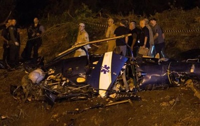 В Рио-де-Жанейро разбился полицейский вертолет, четверо погибших