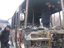 В Кривом Роге кондуктор заживо сгорела в автобусе