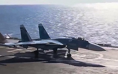У Міноборони РФ спростували повідомлення про причини аварії Су-33
