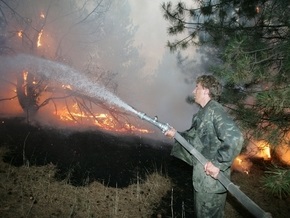 В Житомирской области загорелся лес: огонь охватил полтысячи гектаров