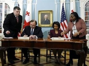 США и Грузия подписали хартию о стратегическом партнерстве