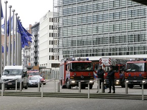 Пожар в здании Еврокомиссии потушили, пострадавших нет