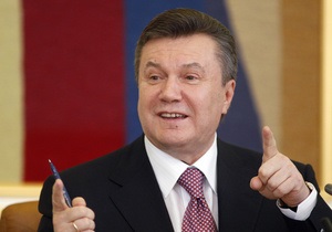 Янукович поблагодарил певца Зинкевича за популяризацию украинской культуры