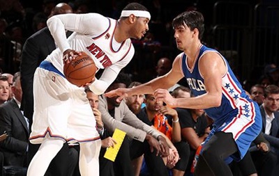 НБА: Нью-Йорк обыграл Филадельфию, Даллас сильнее Нового Орлеана