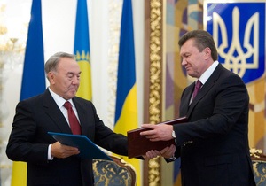 Президенты Украины и Казахстана договорились об увеличении транзита казахстанской нефти