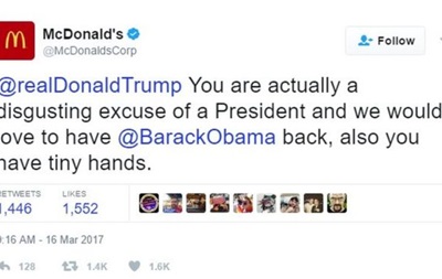 McDonald s стер образливий твіт про Трампа