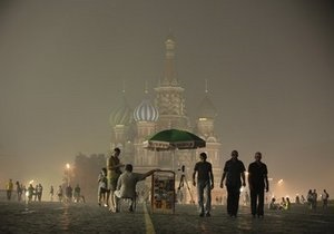 Из-за жары и смога в Москве резко вырос уровень смертности