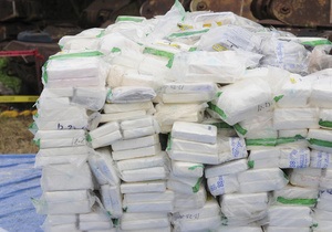 В Эквадоре конфисковали полтонны кокаина