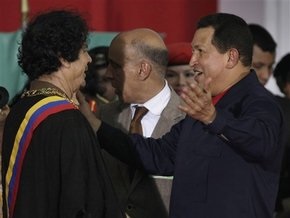 Каддафи и Чавес договорились вместе бороться с государственным терроризмом