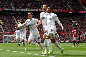 Манчестер Юнайтед - Суонси 1:1 видео голов и обзор матча чемпионата Англии