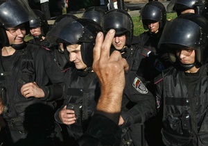 Сторонники Тимошенко перекрыли автомобильное движение на Крещатике