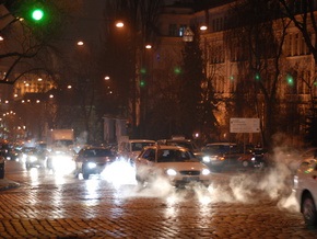 В Киеве 11 улиц остались без света