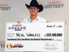 Потратив 15 долларов, 23-летний фермер из Южной Дакоты выиграл в лотерею $232 млн