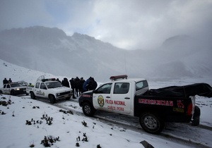 Пропавший в горах Перу вертолет обнаружен. 14 иностранных туристов погибли