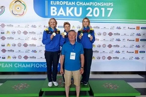Сборная Украины выиграла три медали чемпионата Европы по стрельбе